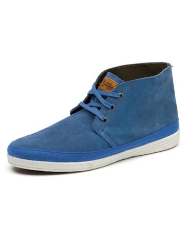 natural world Leder-Schnürschuhe in Blau