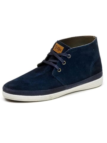 natural world Leder-Schnürschuhe in Dunkelblau