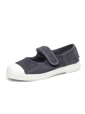 natural world Ballerina's met bandje donkerblauw