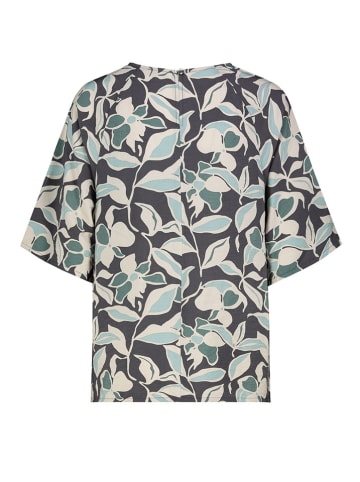 Sublevel Bluse in Anthrazit/ Creme