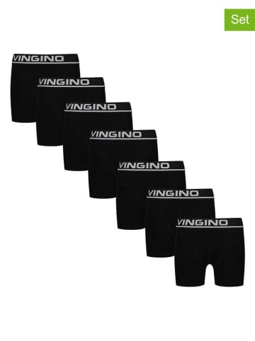 Vingino 7er-Set: Boxershorts in Schwarz