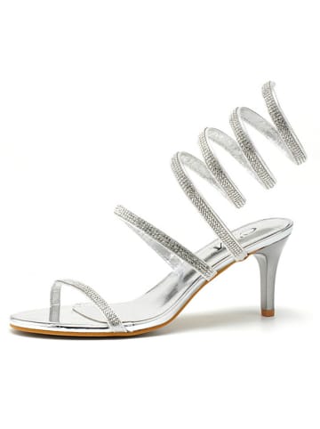 C'M Sandaletten in Silber