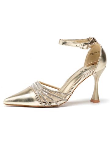 C'M Pumps in Gold
