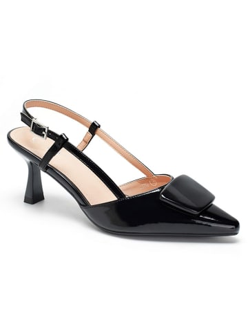 C'M Slingpumps in Schwarz