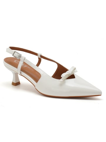 C'M Slingpumps in Weiß