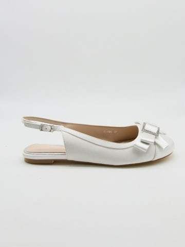 Bellucci Slingballerinas in Weiß