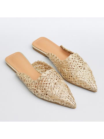 Belucci Clogs goudkleurig