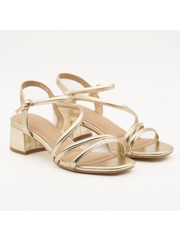 Bellucci Haksandalen goudkleurig