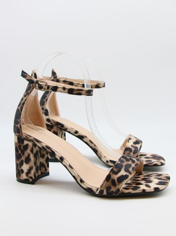 Bellucci Sandaletten in Beige/ Braun