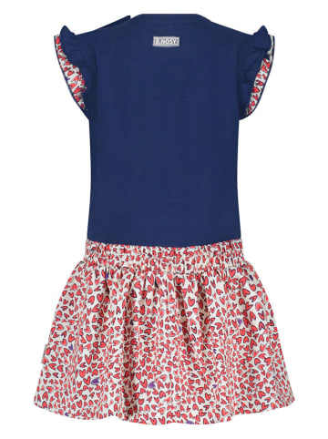 B.Nosy Kleid in Dunkelblau/ Rot
