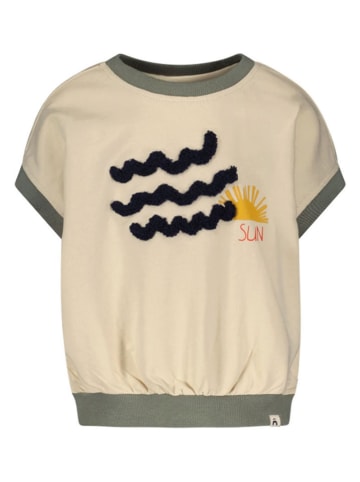 The New Chapter Shirt in Creme/ Grün