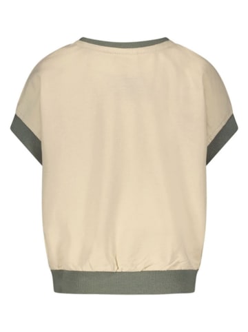 The New Chapter Shirt in Creme/ Grün