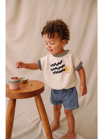 The New Chapter Shirt in Creme/ Grün