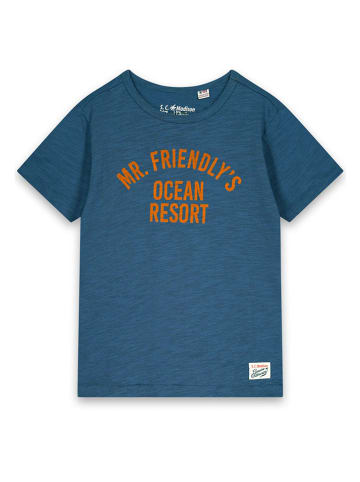 Street Called Madison Shirt in Dunkelblau/ Orange