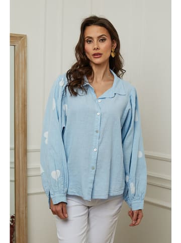 Plume Bluse "Bamba" in Hellblau
