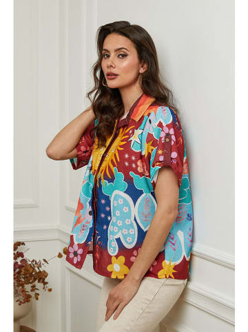 Plume Blouse "Byzance" meerkleurig