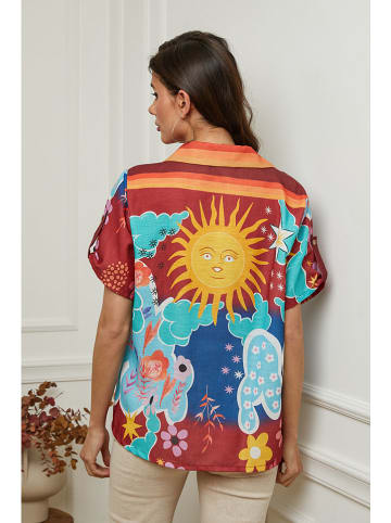 Plume Blouse "Byzance" meerkleurig