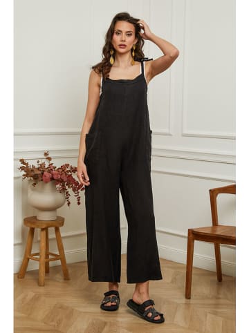 Plume Linnen jumpsuit "Gadjy" zwart