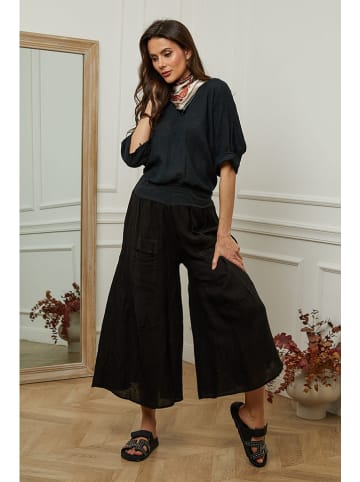 Plume Leinen-Culotte "Rodnal" in Schwarz