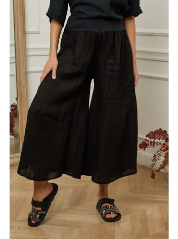 Plume Leinen-Culotte "Rodnal" in Schwarz