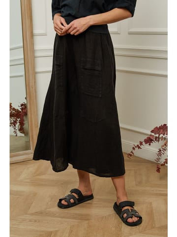Plume Leinen-Culotte "Rodnal" in Schwarz