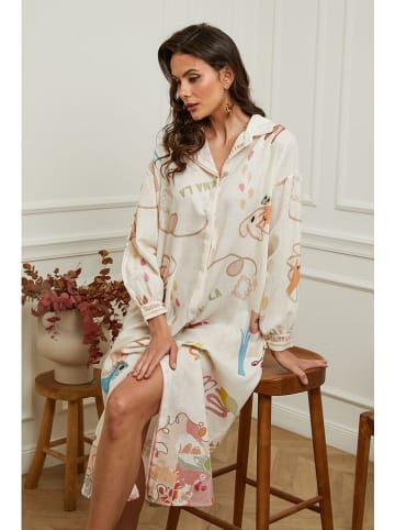 Plume Kleid "Buvio" in Creme