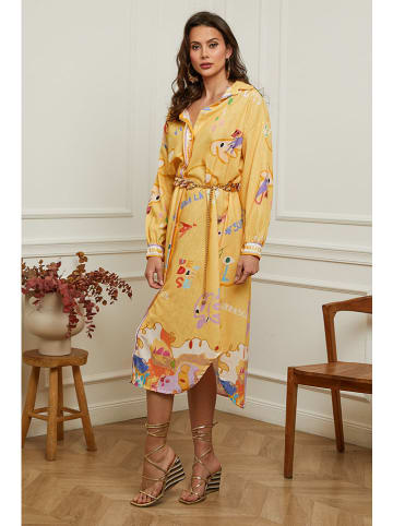 Plume Jurk "Buvio" geel