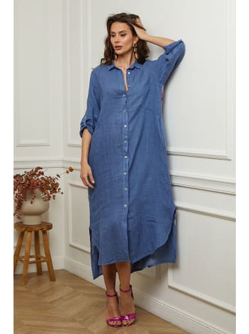 Plume Kleid "Calora" in Blau