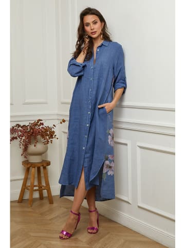 Plume Kleid "Calora" in Blau