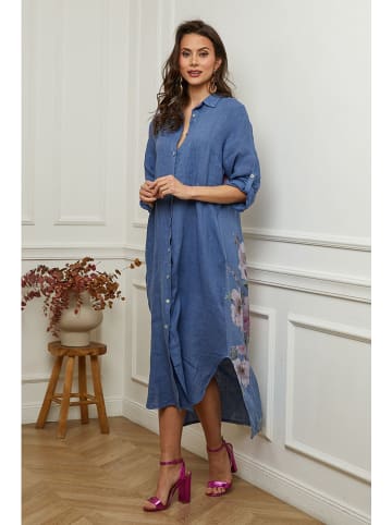 Plume Kleid "Calora" in Blau