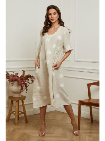 Plume Linnen jurk "Iloula" beige