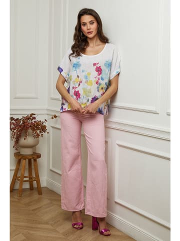 Plume Leinen-Bluse "Cantik" in Weiß