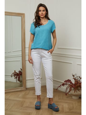 Plume Shirt "Chili" in Türkis
