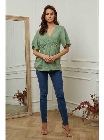 Plume Leinen-Shirt "Danel" in Grün