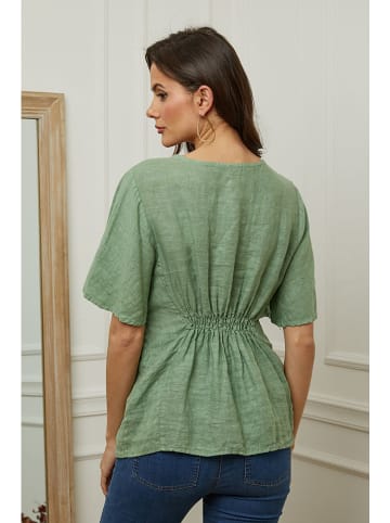 Plume Leinen-Shirt "Danel" in Grün