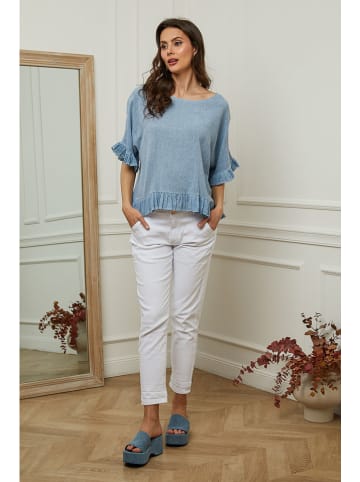 Plume Bluse "Dress" in Hellblau