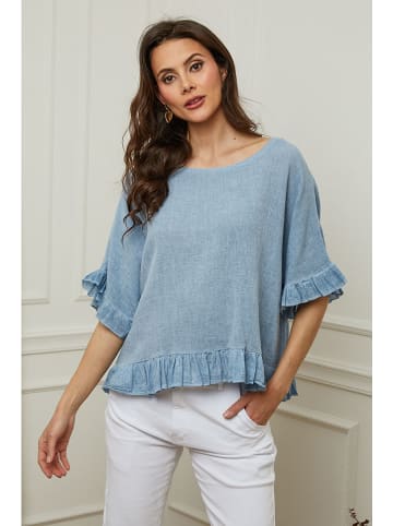 Plume Bluse "Dress" in Hellblau