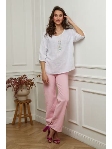 Plume Blouse "Guimauve" wit