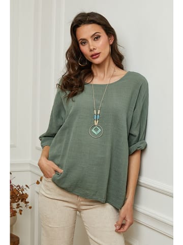 Plume Bluzka "Guimauve" w kolorze khaki
