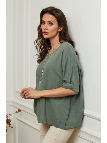 Plume Bluzka "Guimauve" w kolorze khaki