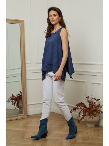 Plume Top "Mylene" w kolorze granatowym