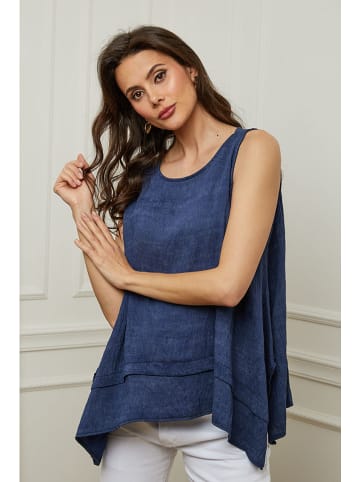 Plume Top "Mylene" w kolorze granatowym