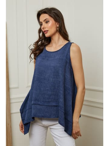Plume Top "Mylene" w kolorze granatowym