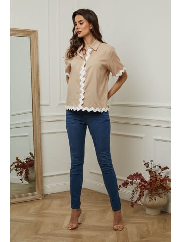 Plume Blouse "Patchi" beige