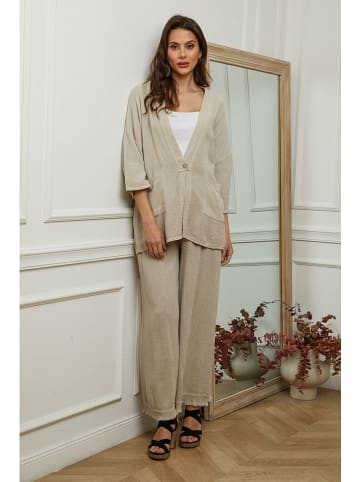 Plume Cardigan "Enolal" in Beige