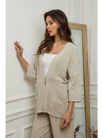 Plume Cardigan "Enolal" in Beige