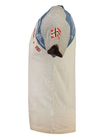 Geographical Norway Koszulka "Jasri" w kolorze beżowym