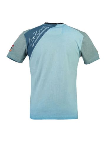 Geographical Norway Shirt "Jasri" in Hellblau