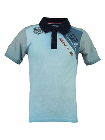Geographical Norway Poloshirt "Kasri" lichtblauw