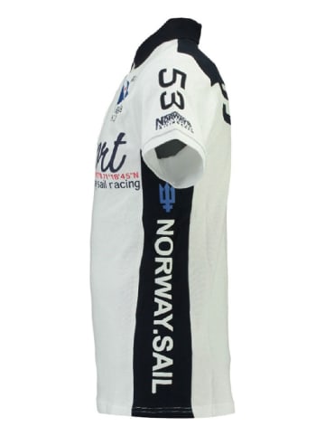 Geographical Norway Poloshirt "Kayport" wit/zwart